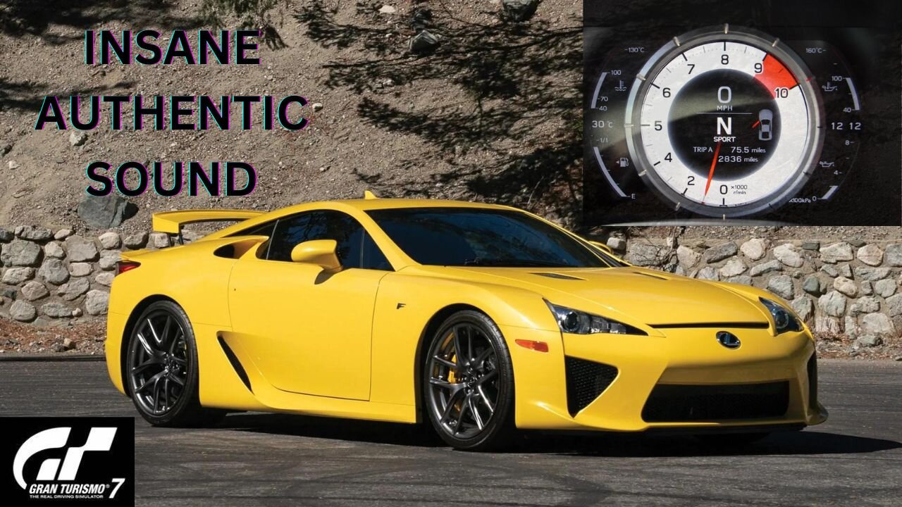 SOUND OF THE LFA - GRAN TURISMO 7 - TO MUCH UNDERSTEER