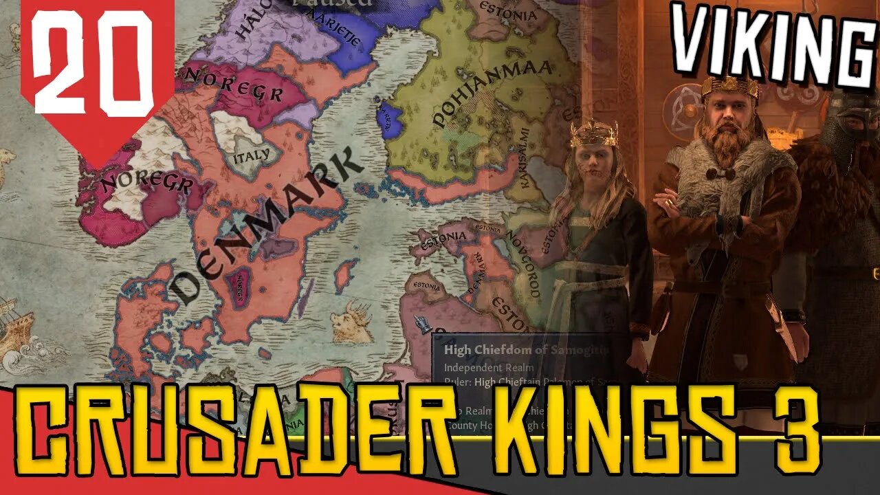 Meu DIREITO DIVINO - Crusader Kings 3 The Northmen #20 [Gameplay Português PT-BR]