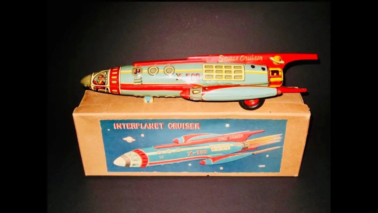 Is the Scarce Interplanet Cruiser top dog in the vintage tin rocket category?