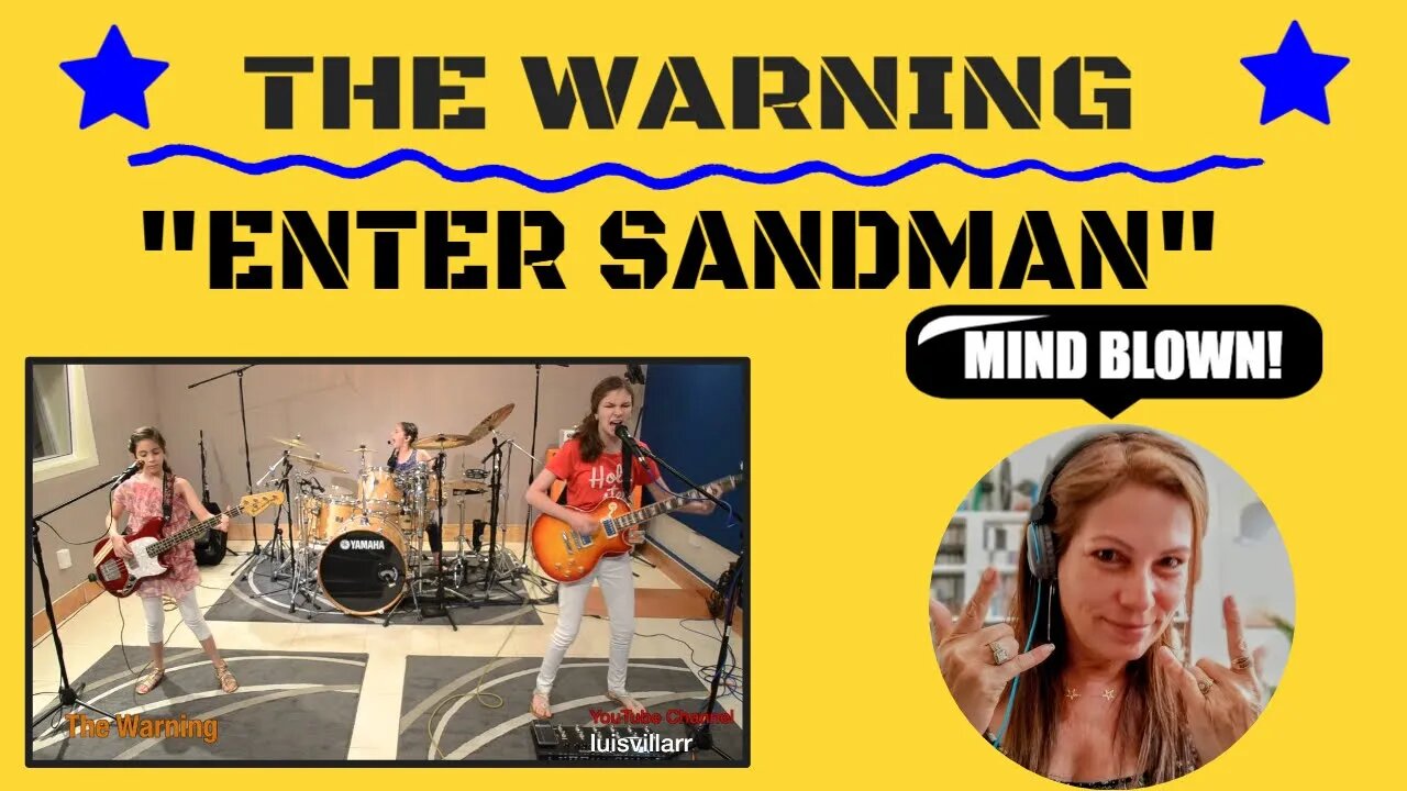 THE WARNING Reaction ENTER SANDMAN TSEL 1st time hearing THE WARNING Enter Sandman TSEL reacts!