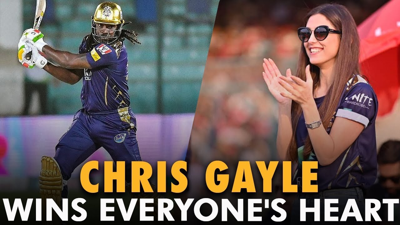 Chris Gayle Wins Everyone's Heart | HBLPSL | MG2T