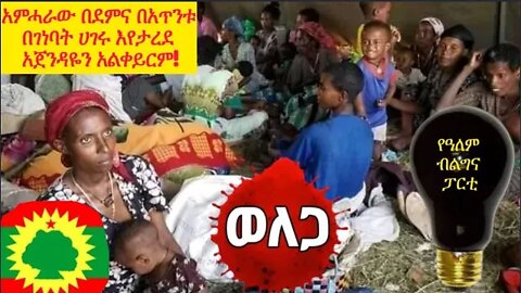 አምሓራው በደምና በአጥንቱ በገነባት ሀገሩ እየታረደ አጀንዳዬን አልቀይርም!