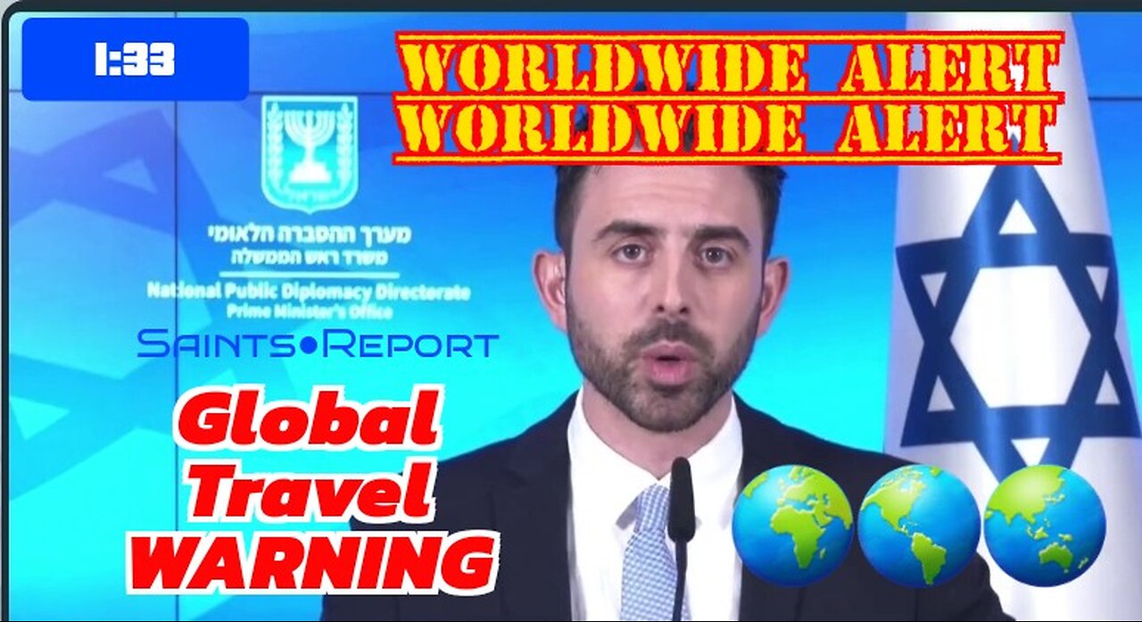 2863. Jews Global Travel WARNING ⚠️