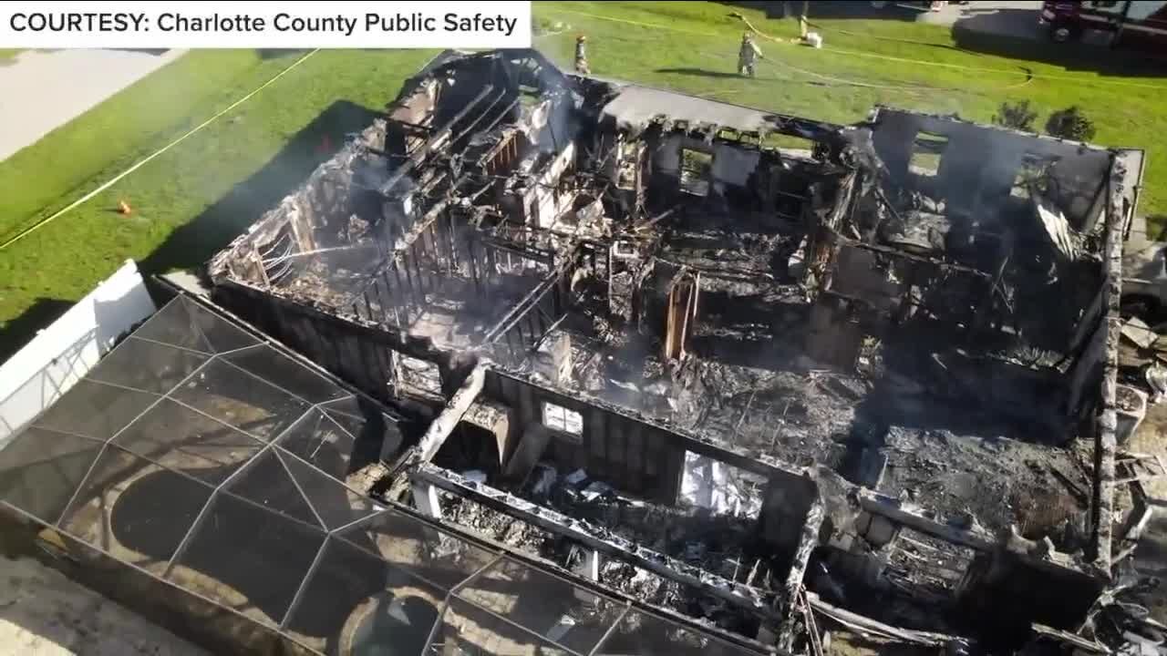 Early morning house fire in Charlotte County