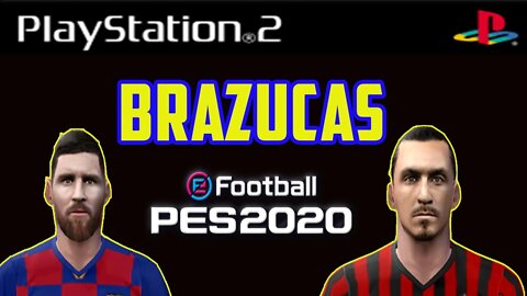 PES 2020 PS2 100% ATUALIZADO MILAN X BARCELONA