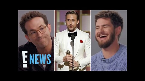 Ryan Reynolds & Andrew Garfield REGRET Viral Kiss During Ryan Gosling's Golden Globes Win | E! News