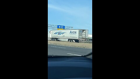 Truck Driving With Doors Open In Toronto