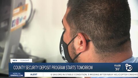 SD County To Open Security Deposit Application Program Starting Friday