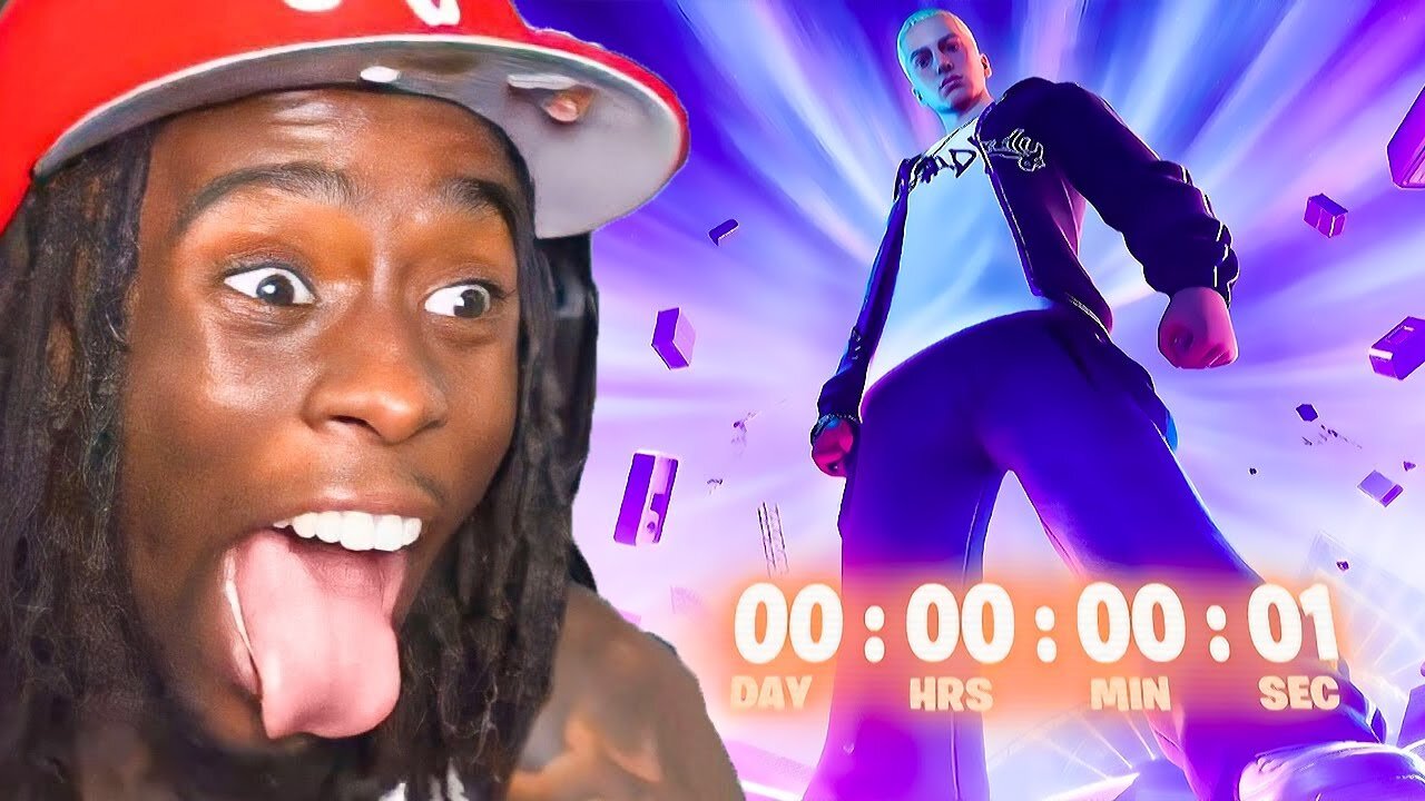 Kai Cenat Reacts To Chapter 5 Fortnite Event!