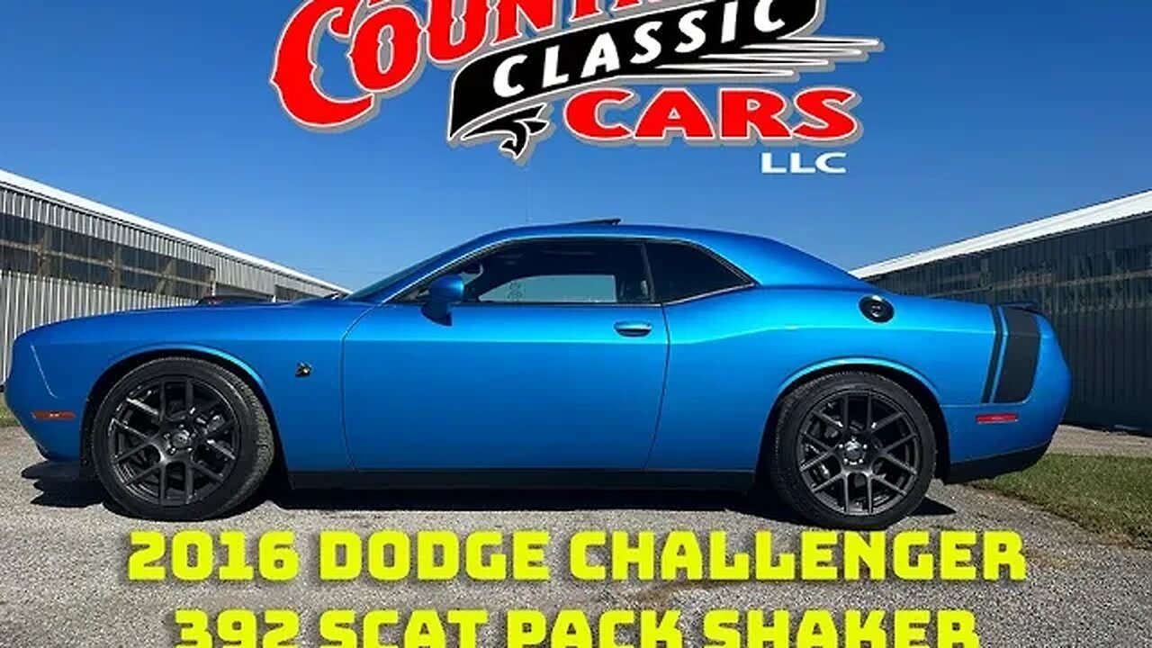 2016 Dodge Challenger 392 Scat Pack Shaker