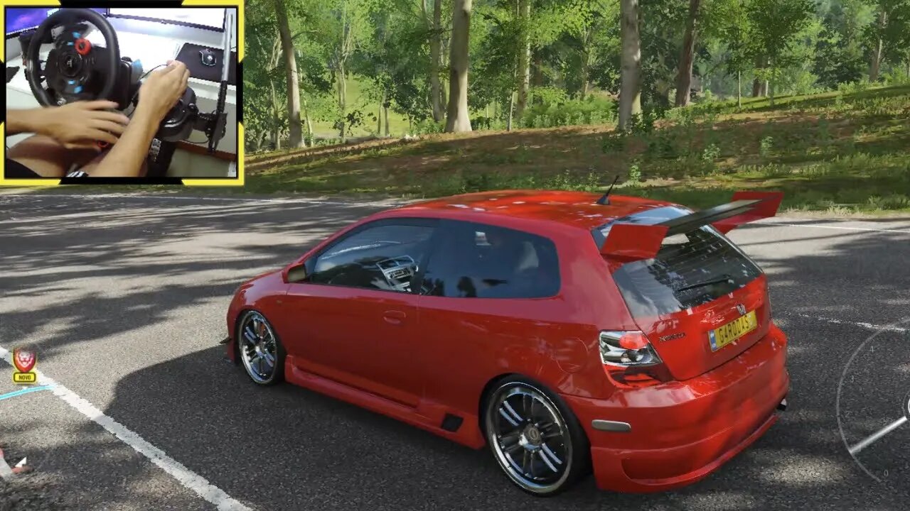 HONDA CIVIC TYPE R 2004 Forza Horizon 4 gameplay Logitech g29