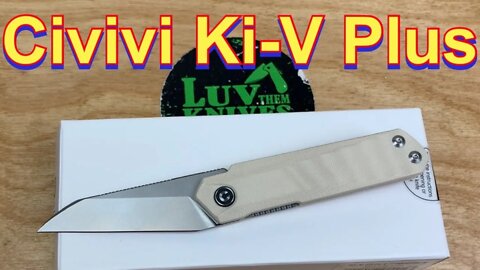 Civivi Ki-V Plus front flipper linerlock Ostap Hel brings it to another level !!