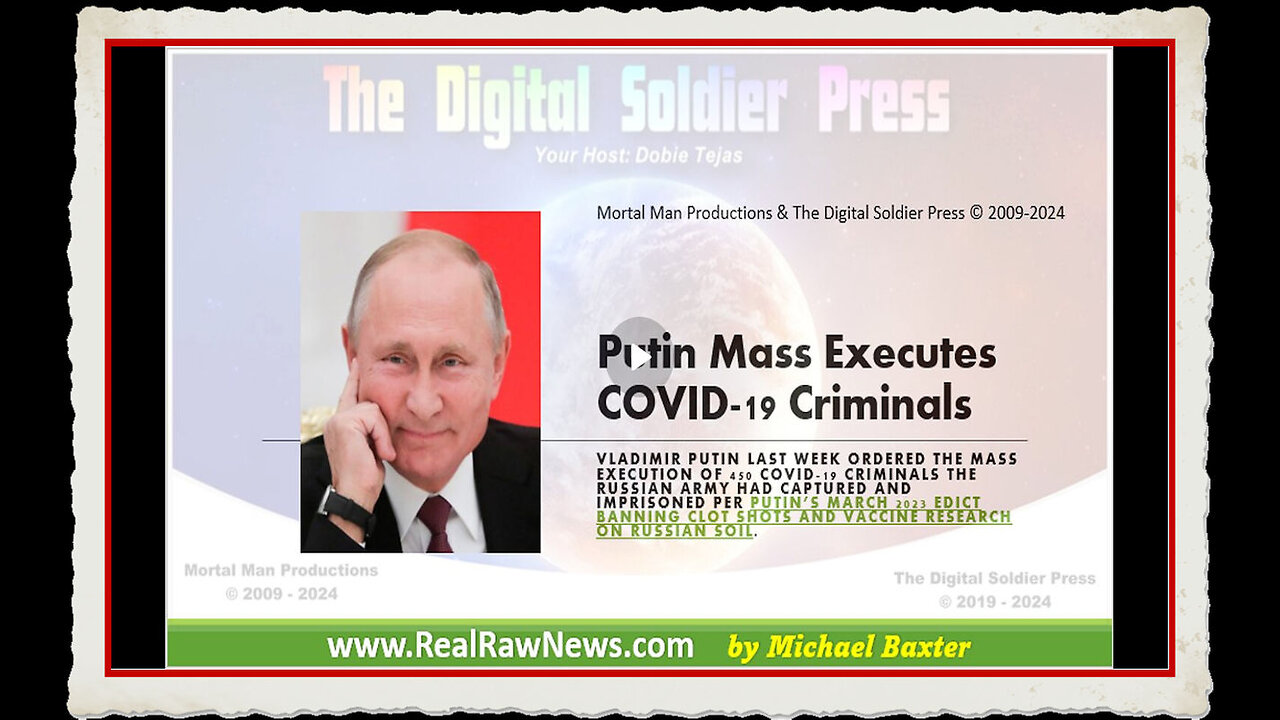 Putin Mass Executes COVID-19 Criminals in Russia