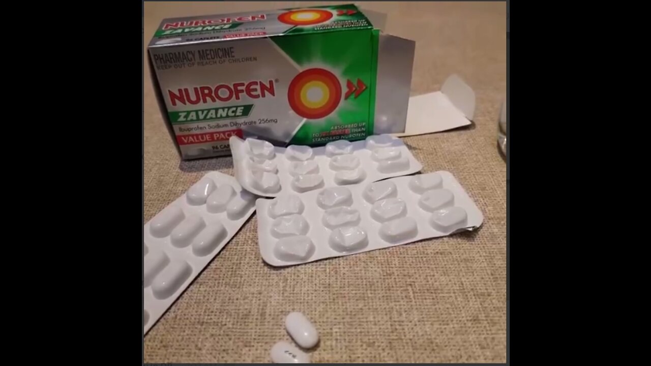 Nurofen pain killers show us how it contains Graphene oxide