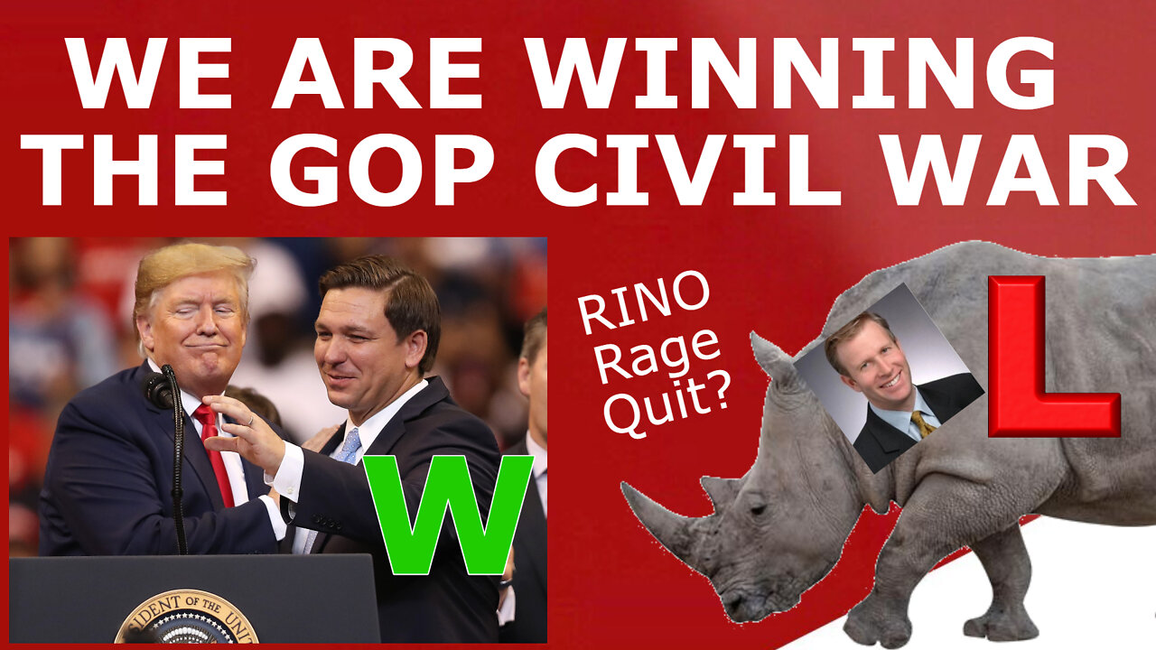 THE RINO RETREAT! - Chris Jacobs RAGE QUITS as Authentic Conservatives PUSH BACK in Florida & Texas