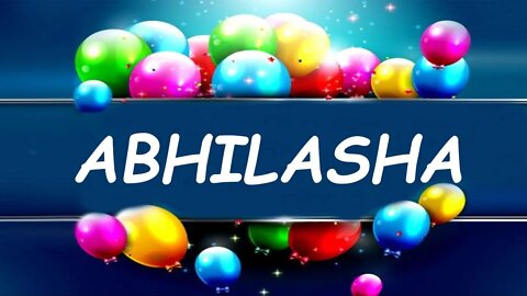 Happy Birthday to Abhilasha - Birthday Wish From Birthday Bash