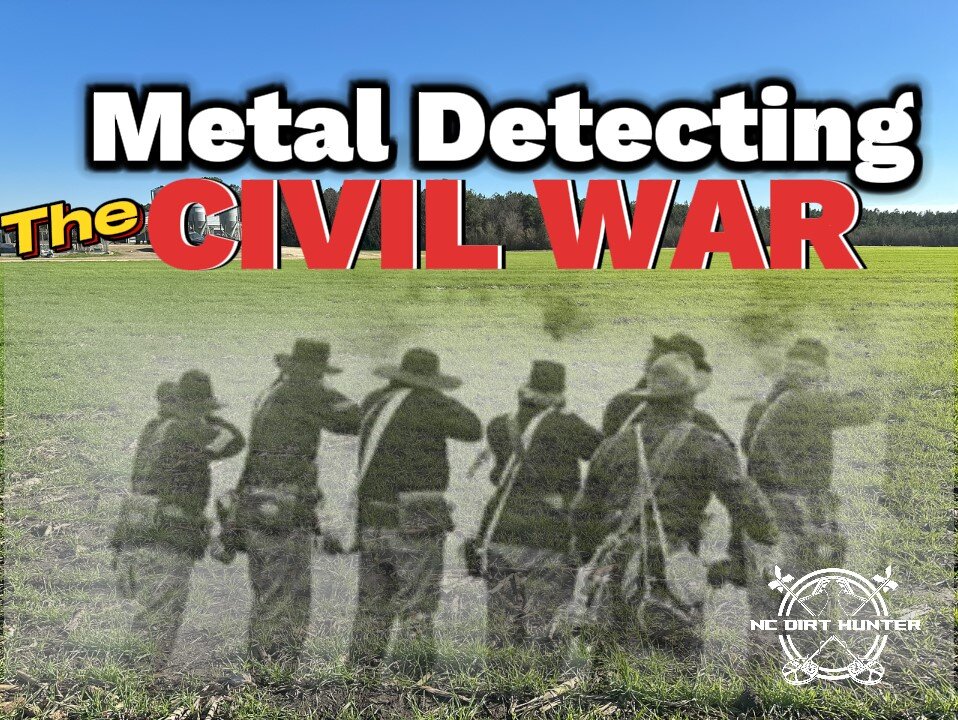 On the hunt for Civil War relics! Metal detecting with the Minelab Manticore #history