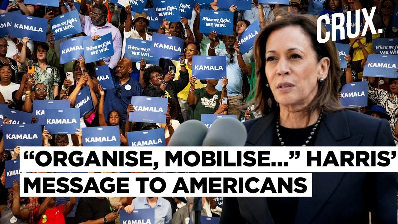 Harris Concedes Election To Trump, Vows To ‘Never Give Up’, Calls On Supporters To “Mobilise For…”