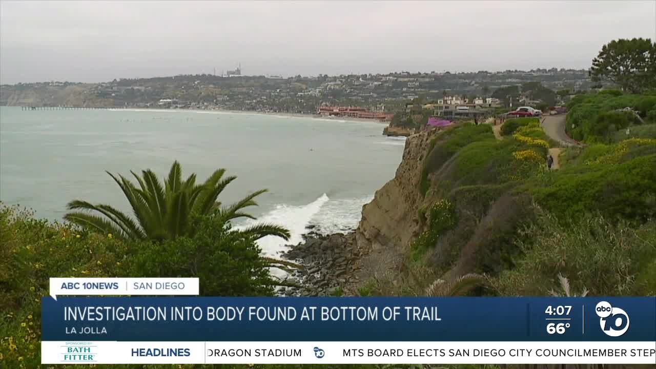 Body found near a cliff in La Jolla