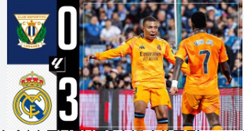 Leganés vs Real Madrid Highlights | LaLiga 2024/25 | Full Match Summary & Key Moments