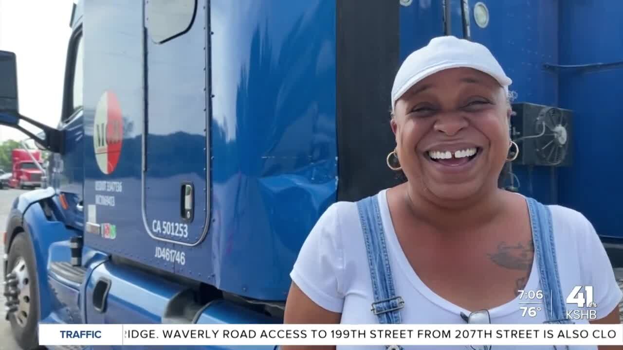 More women becoming truck drivers