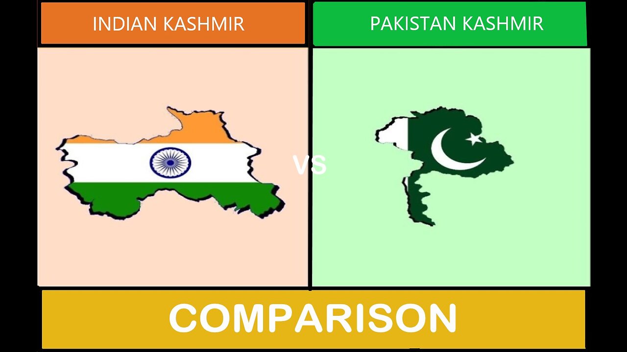 Indian controlled Kashmir VS Pakistan controlled Kashmir | COMPARISON |