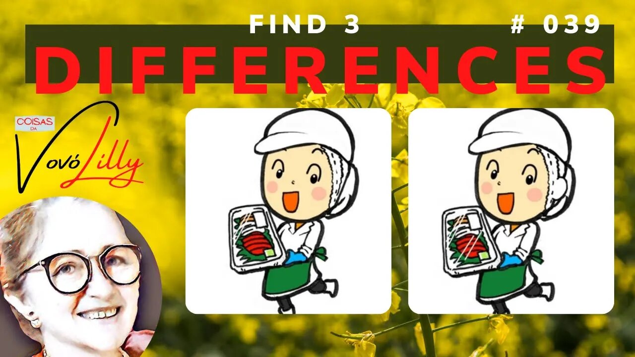 FIND THE THREE DIFFERENCES | CHALLENGE # 039 | EXERCISE YOUR MEMORY