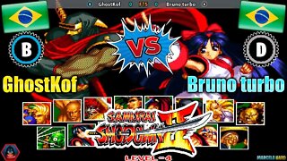 Samurai Shodown II (GhostKof Vs. Bruno turbo) [Brazil Vs. Brazil]