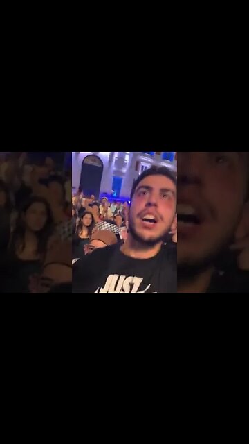 It doesn't look like Europe but it's Madrid. pro Palestine protest