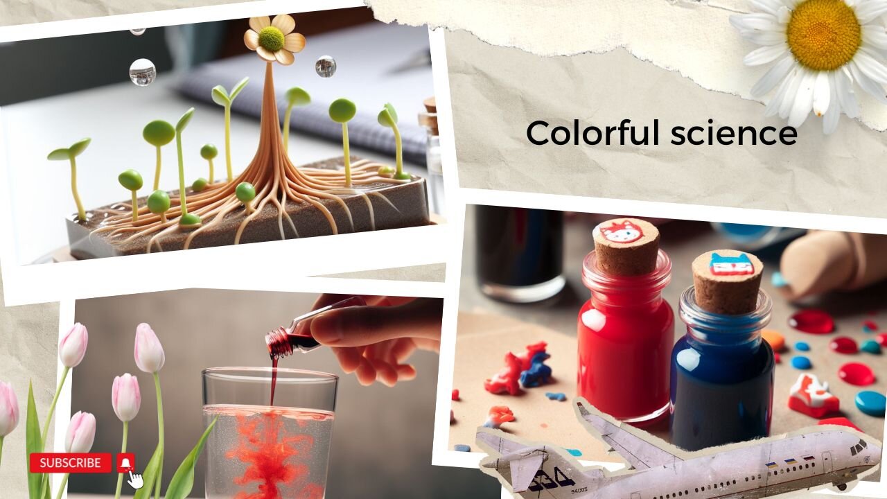 Capillary action experiment for kids