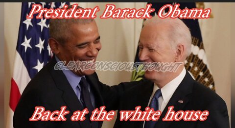 President Obama back in the White House