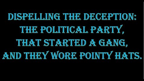 Dispelling The Deception