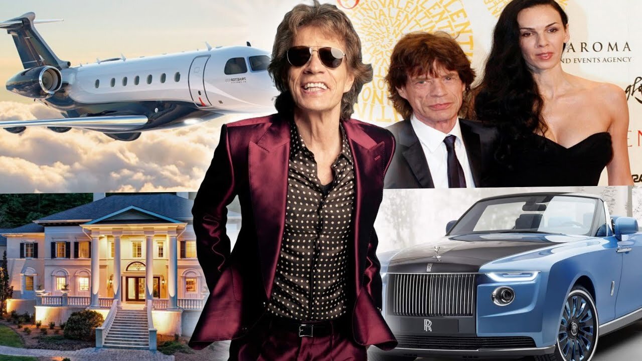 The Billionaire Lifestyle Of Mick Jagger & $7 Million Car Collection