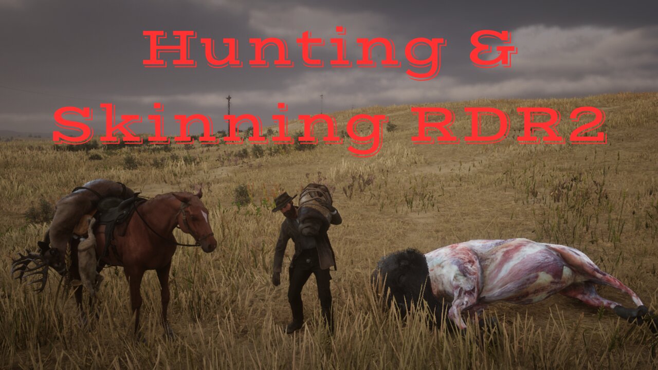 Hunting & Skinning On RDR 2 Online