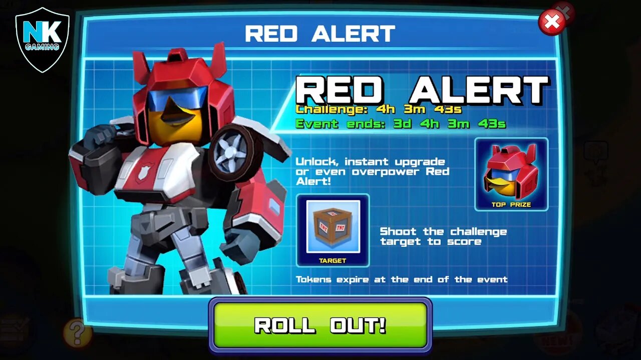 Angry Birds Transformers - Red Alert - Day 3 - Featuring Sideswipe