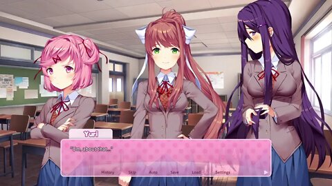 Doki Doki literature Club Sayori Route Part 2:Helping This Cinnamon Bun