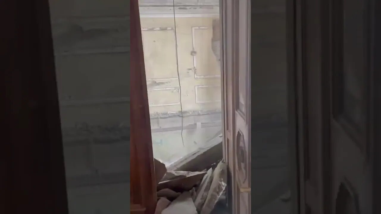 Video From Inside The Kharkiv Administration Building After The Explosion!!