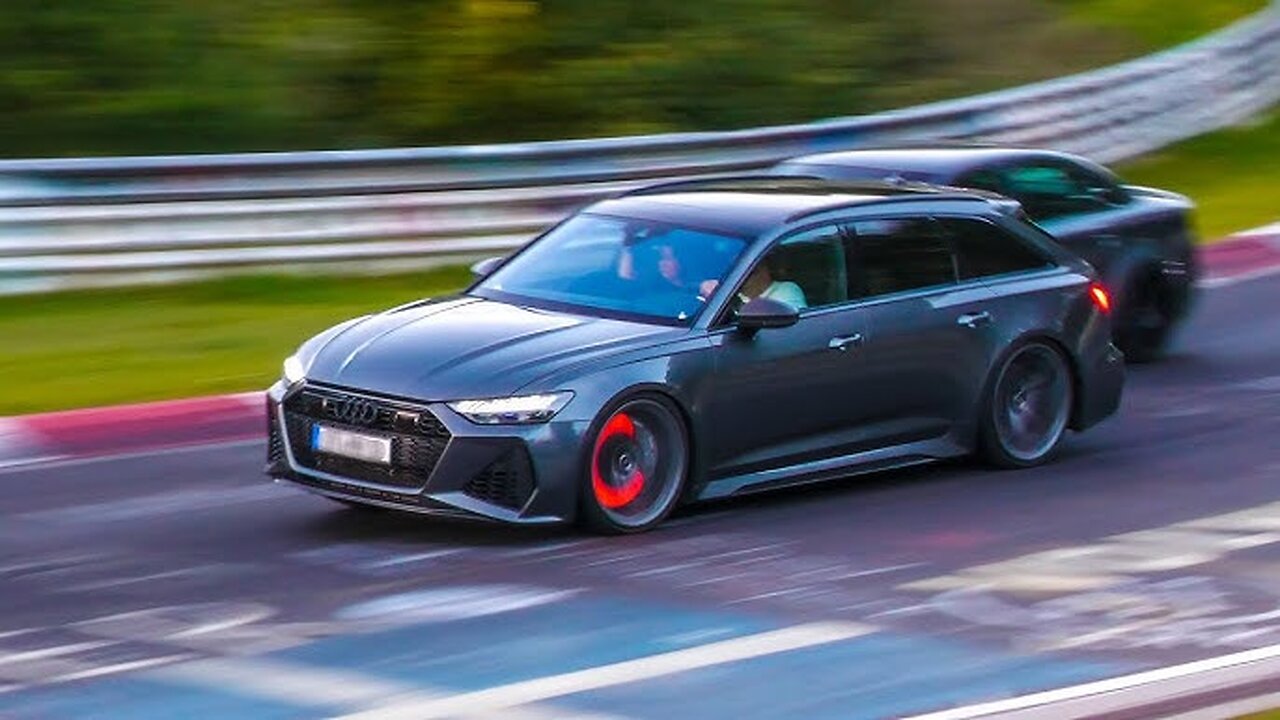 AUDI RS Nürburgring Compilation 2023- R8, RS6, RS3, RS4 etc Nordschleife Touristenfahrten