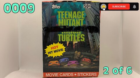 the[CARD]curator [0009] 'Teenage Mutant Ninja Turtles] (1990) Trading Cards [2 of 6] [#ninjaturtles]