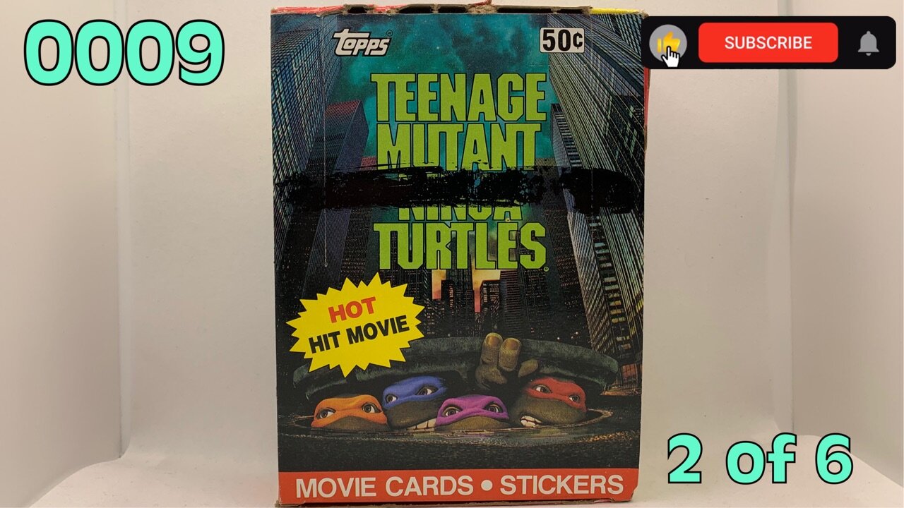 the[CARD]curator [0009] 'Teenage Mutant Ninja Turtles] (1990) Trading Cards [2 of 6] [#ninjaturtles]