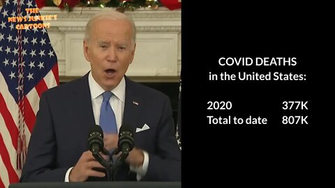 Biden: "Are we going back to March 2020? Absolutely no, no..."