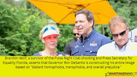 Brandon Wolf, a survivor of the Pulse Night Club shooting and Press Secretary for Equality Florida