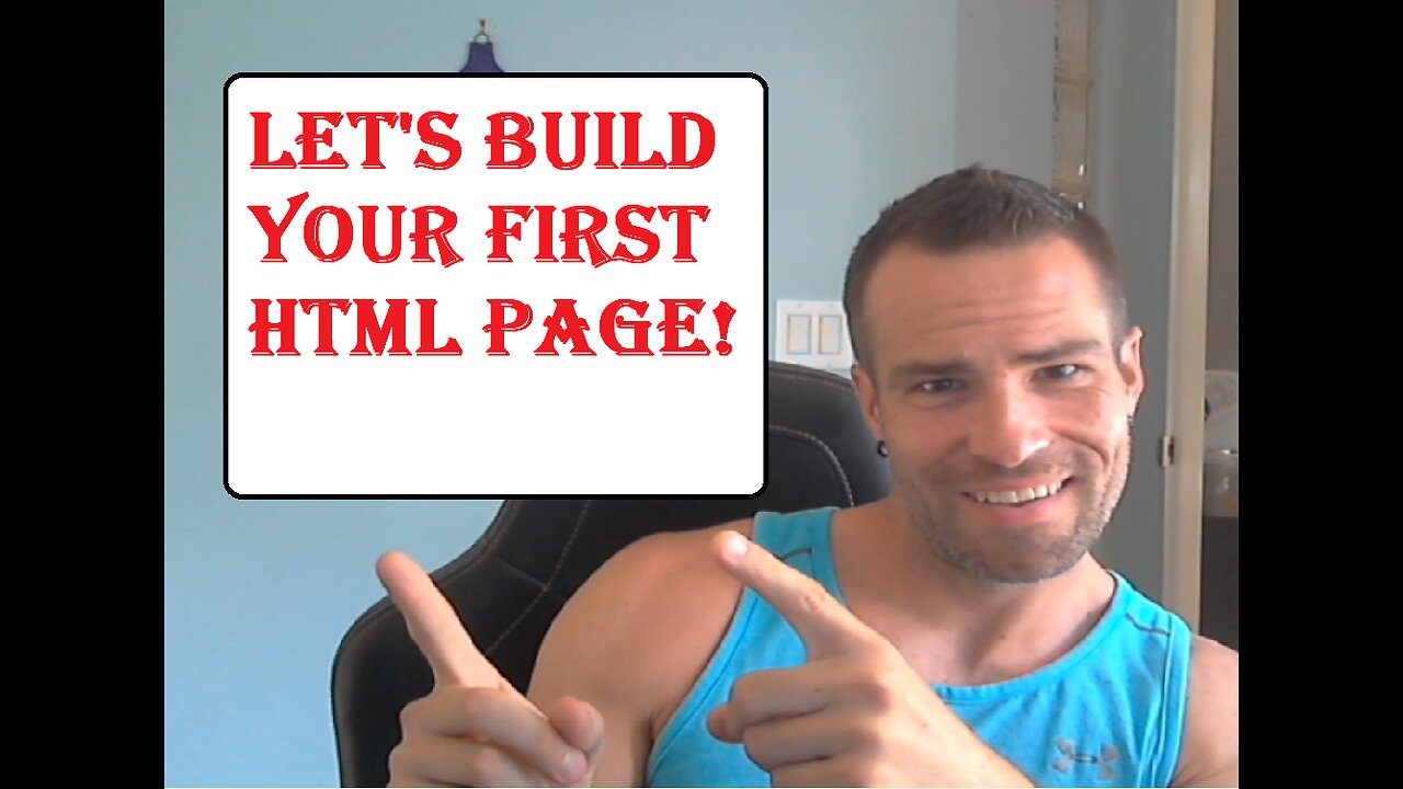 Learn to build websites! Creating our first HTML page!