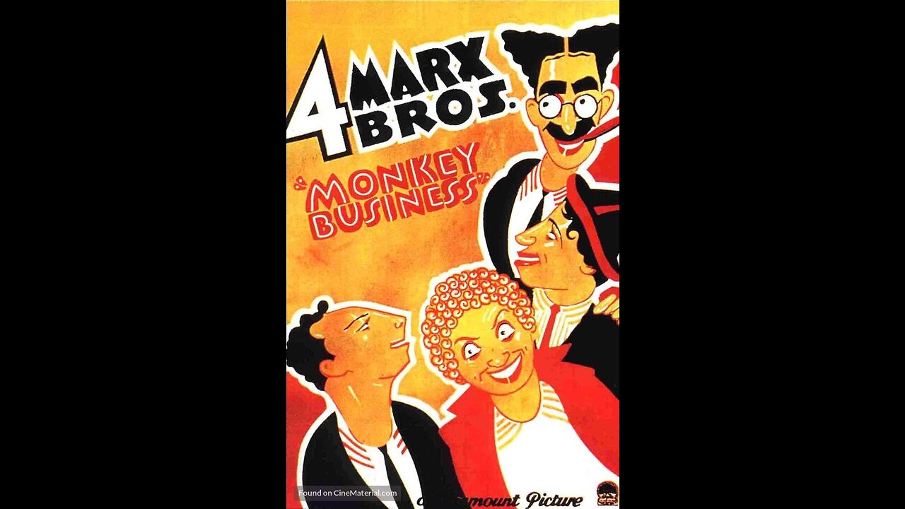 Opening to Monkey Business (1931) 1985 VHS