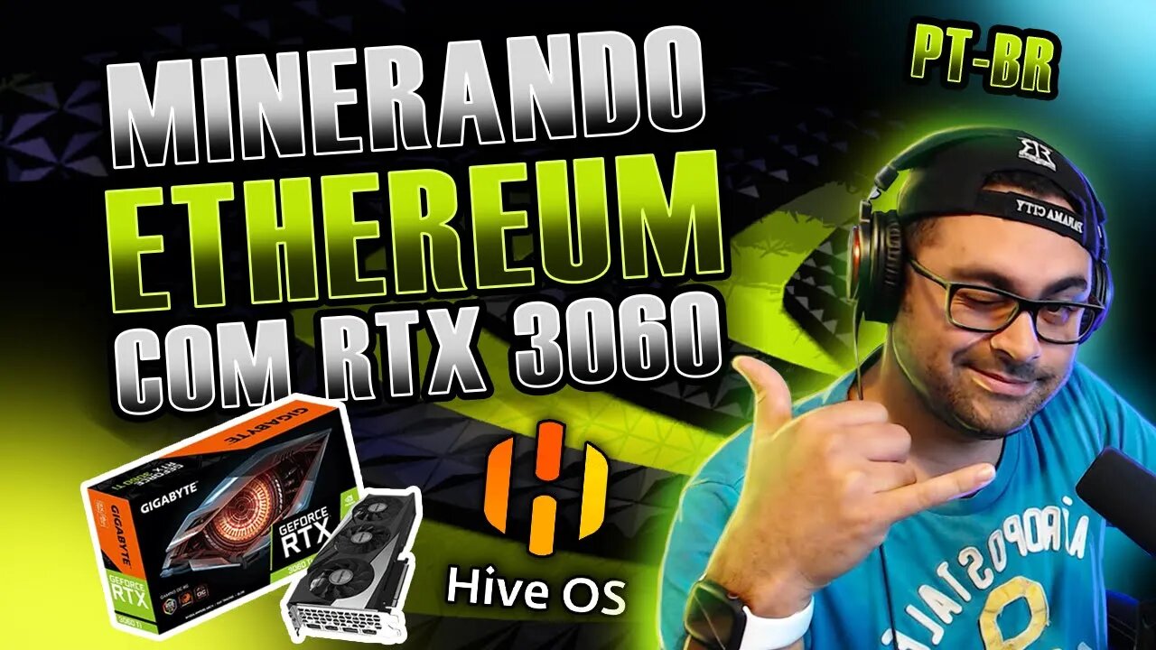 RTX 3060 Minerando Ethereum No HiveOS sem Limitação de Mh/s -Passo a Passo em PORTUGUÊS⛏👷