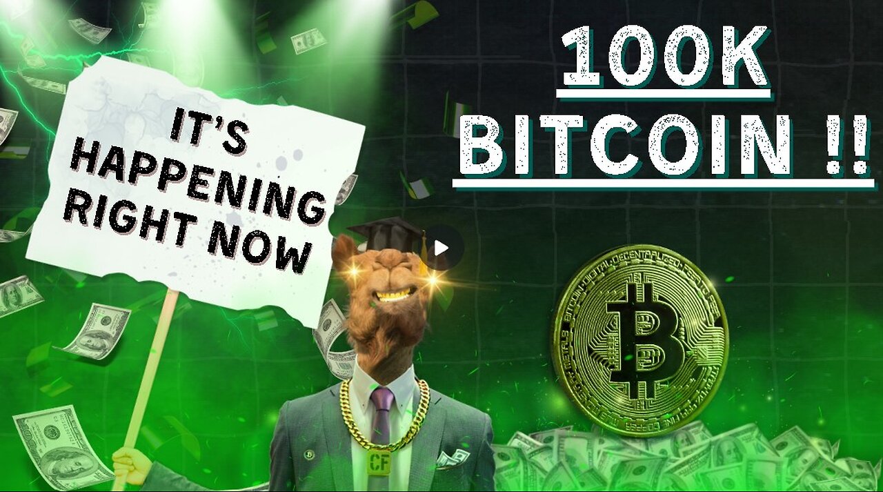 100k Bitcoin IS JUST 1% AWAY !!!