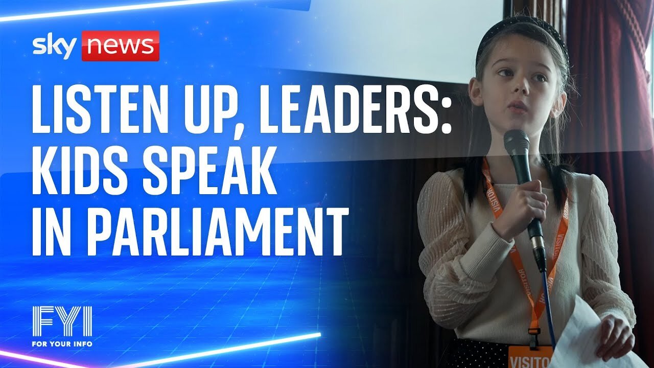 FYI: Kids speak in parliament