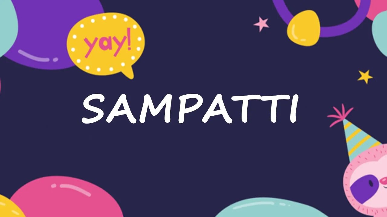 Happy Birthday to Sampatti - Birthday Wish From Birthday Bash