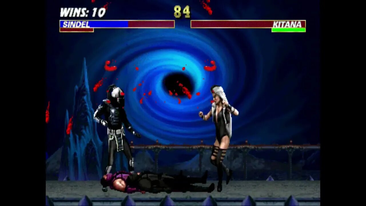 Ultimate Mortal Kombat 3 Plus Beta 2 - Dark Sindel - Ultimate Difficult - No Continues