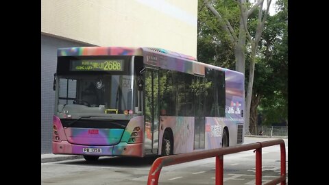 [欖隧也拆樓]九巴ASC15行走268B線往朗屏站全程行車片段